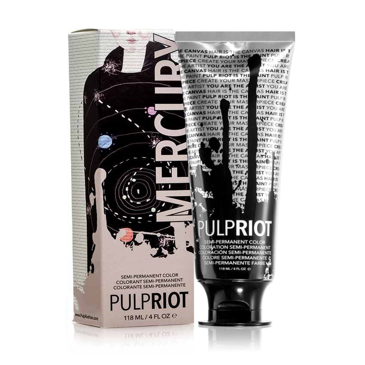 Pulp Riot Semi Permanent Cruelty-Free & Vegan Hair Dye - Mercury 118ml ...