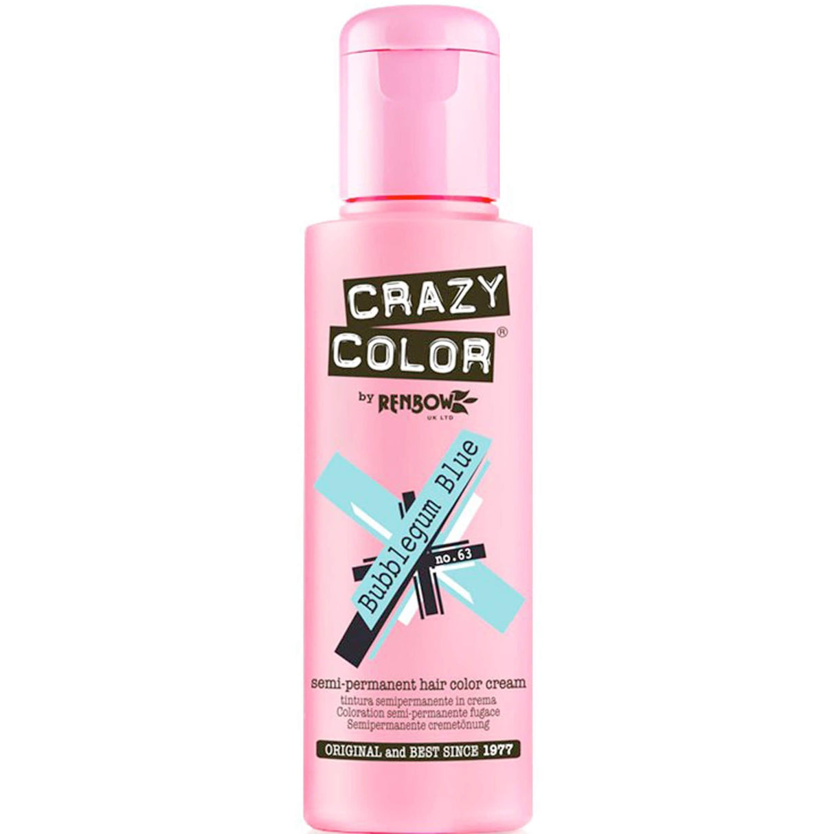 Semi Permanent Hair Dye - Bubblegum Blue 100ml