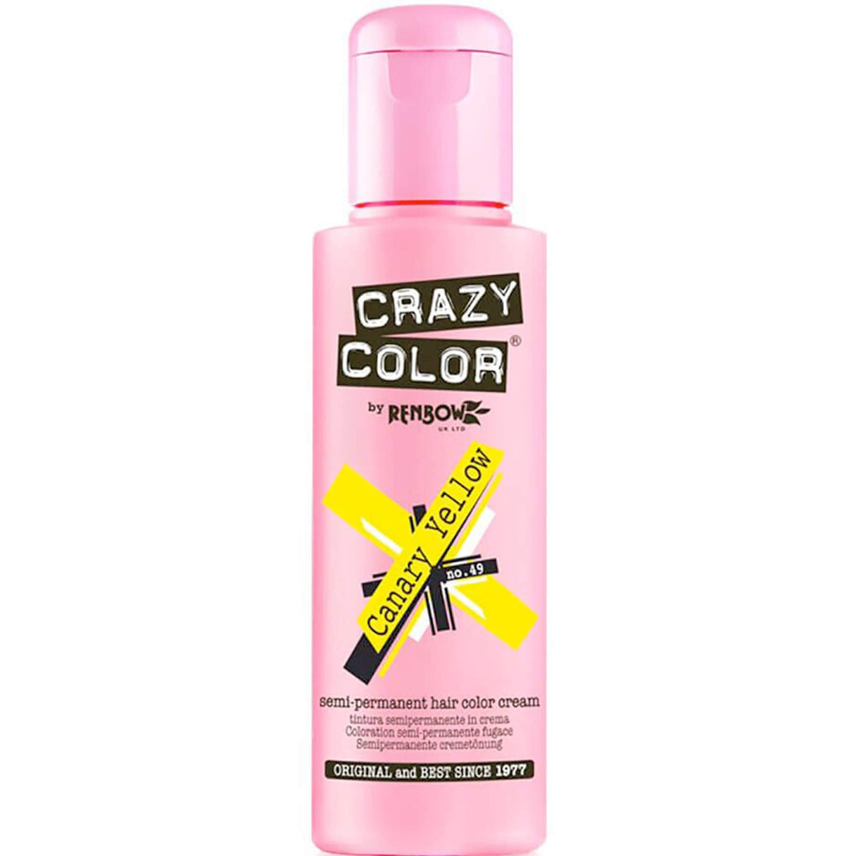 Semi Permanent Hair Dye - Canary Yellow 100ml