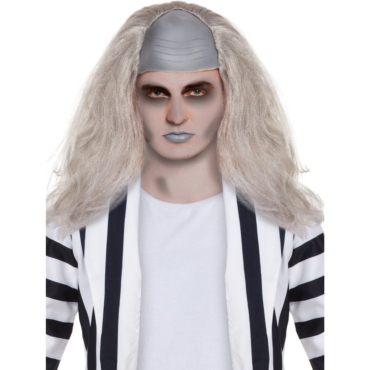 Halloween Fancy Dress Costume Accessories - Adult Unisex - Crazy Ghost Wig