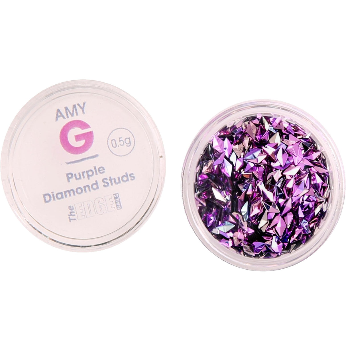 Amy G - Diamond Nail Studs - Purple 0.5g (3003105)