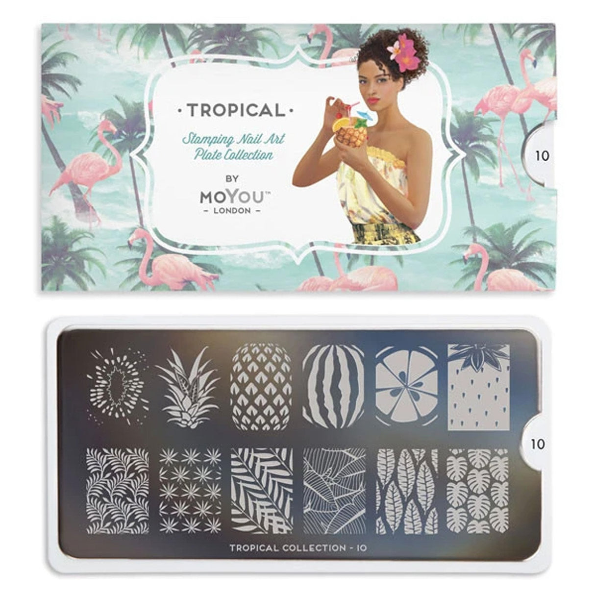 Nail Art Image Plate - Tropical 10 (692726)