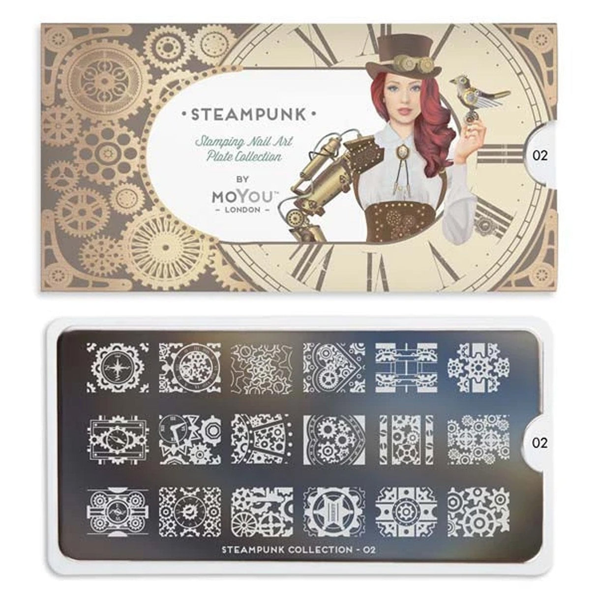 Nail Art Image Plate - Steampunk 02 (692610)