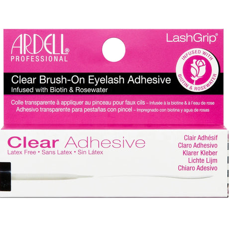 Lash Grip False Strip Lash Adhesive With Rose Water & Biotin - Clear 7g (67595)
