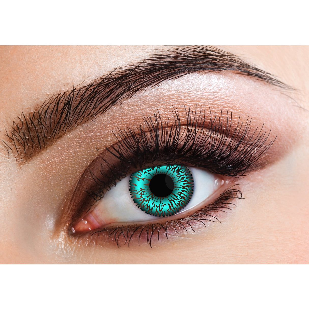 Aqua - Natural Contact Lenses - (Two Tone) 14 Day Wear