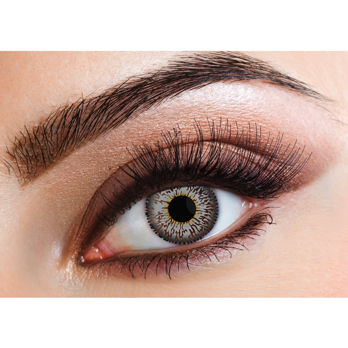 Grey - Natural Contact Lenses (Three Tone) 3 Month Wear