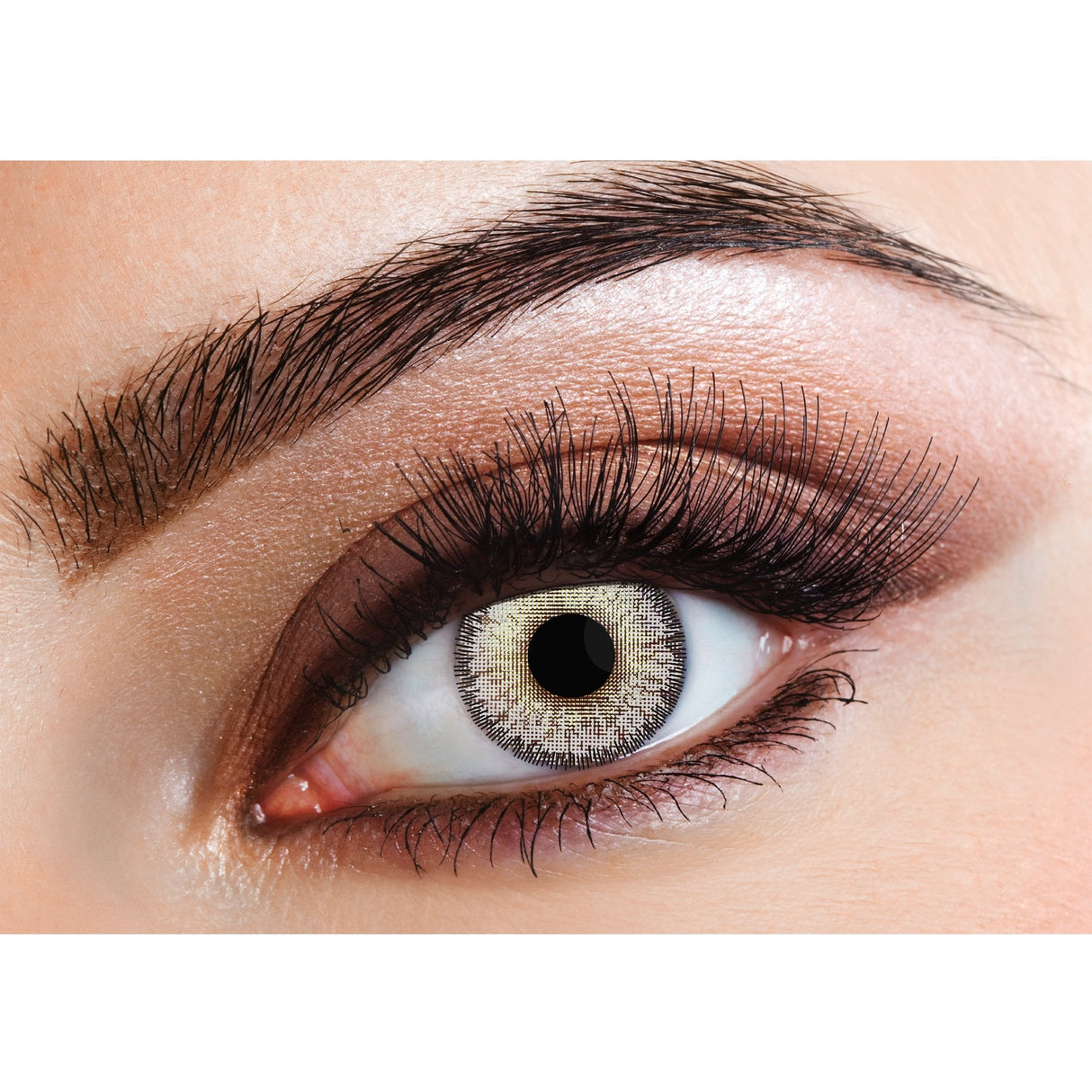 Satin Grey - Natural Contact Lenses (Three Tone) 3 Month Wear