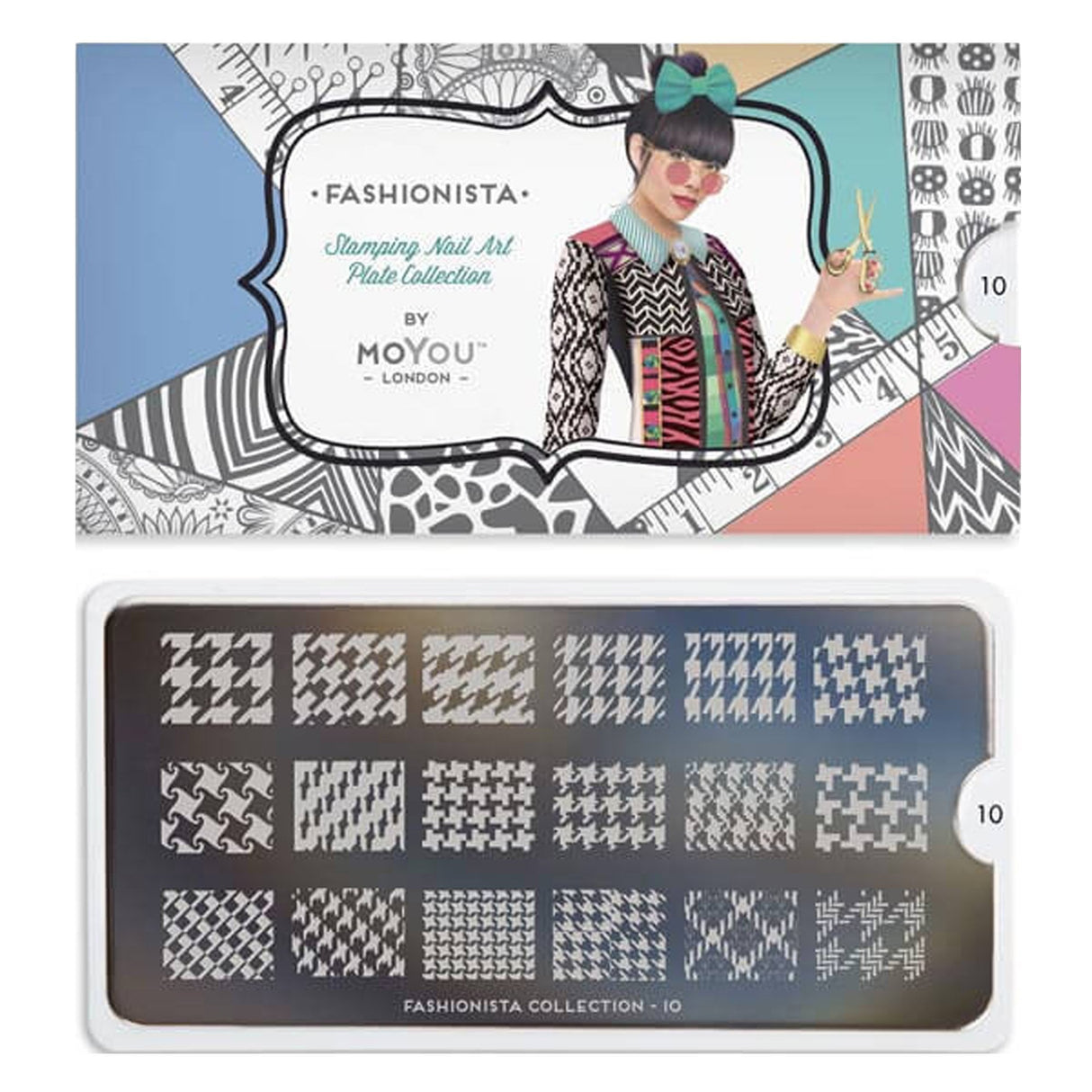 Nail Art Image Plate - Fashionista 10 (692106)