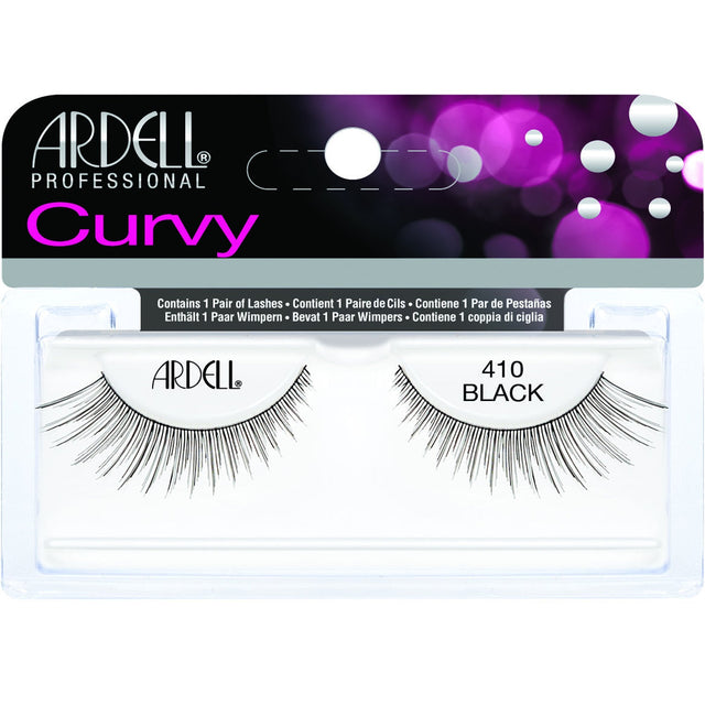Curvy False Eyelashes - Black 410 (61940)