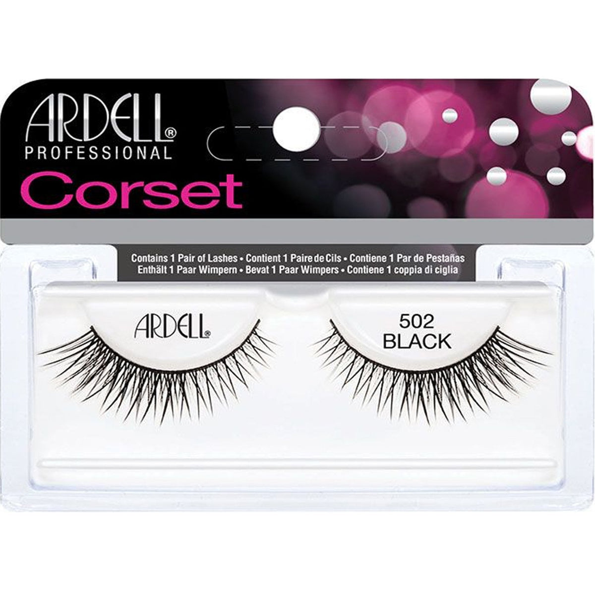 Corset False Eyelashes - Black 502 (61502)