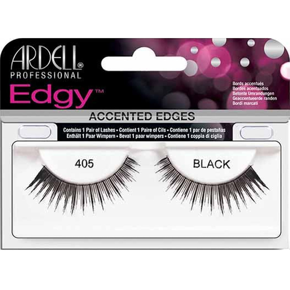 Edgy False Eyelashes - Black 405 (61470)