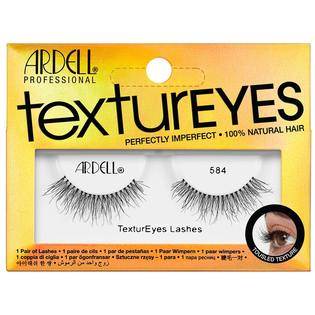 Textureyes False Eyelashes - Tousled Texture 584 (62169)
