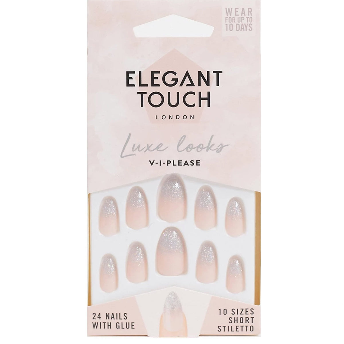 Long Wearing False Nails - Luxe Looks - V-I-Please (4013870)