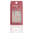 Reusable Press On False Nails - Keep It Short & Sweet (24pcs)