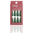Reusable Press On False Nails - Is It Green You're Looking For? (24pcs)