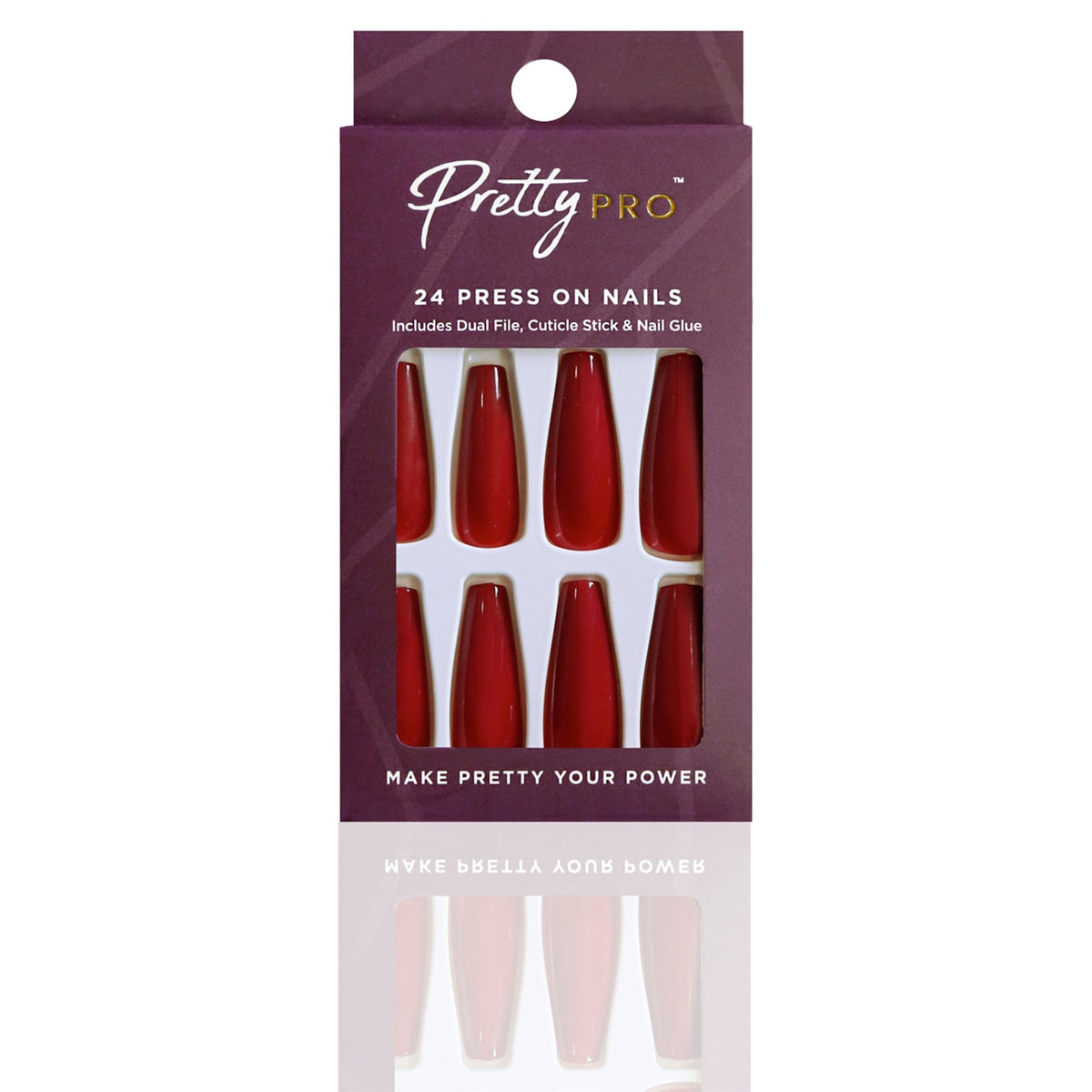 Reusable Press On False Nails - This Shade Is Love-ly (24pcs)