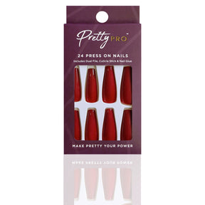 Reusable Press On False Nails - This Shade Is Love-ly (24pcs)