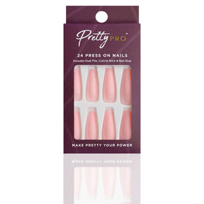 Reusable Press On False Nails - Pink Me Up Please? (24pcs)