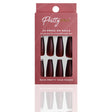 Reusable Press On False Nails - You Had Me At Merlot (24pcs)