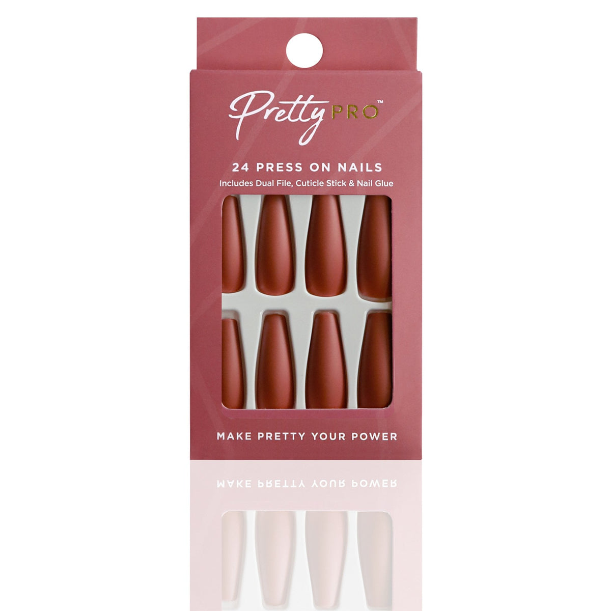 Reusable Press On False Nails - Get Off Your Chai Horse (24pcs)