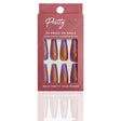 Reusable Press On False Nails - Here For A Lilac Time (24pcs)