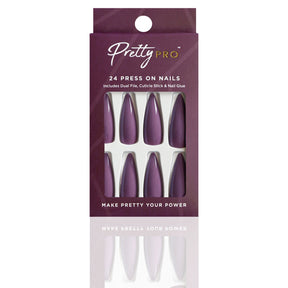 Reusable Press On False Nails - Thistle Cheer You Up (24pcs)