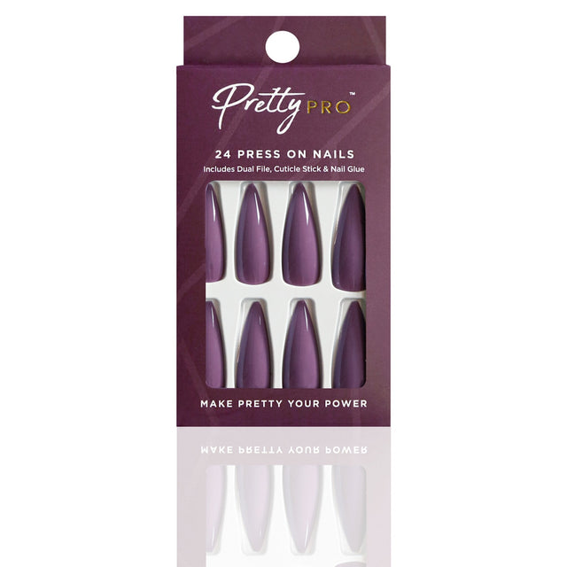 Reusable Press On False Nails - Thistle Cheer You Up (24pcs)