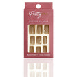 Reusable Press On False Nails - One Grey Or Another (24pcs)