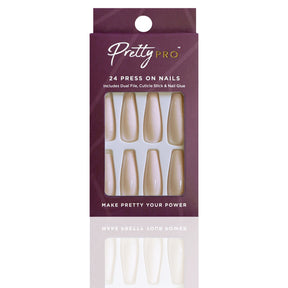 Reusable Press On False Nails - This Is My Special-Tea (24pcs)