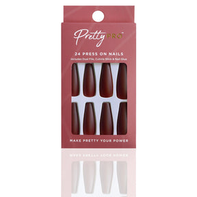 Reusable Press On False Nails - Blood-y Nailed (24pcs)