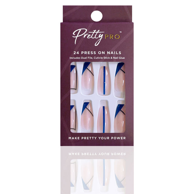 Reusable Press On False Nails - We Mermaid For Each Other (24pcs)