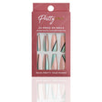 Reusable Press On False Nails - Be Shore Of Yourself (24pcs)