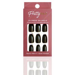 Reusable Press On False Nails - I Need A Panther Day (24pcs)