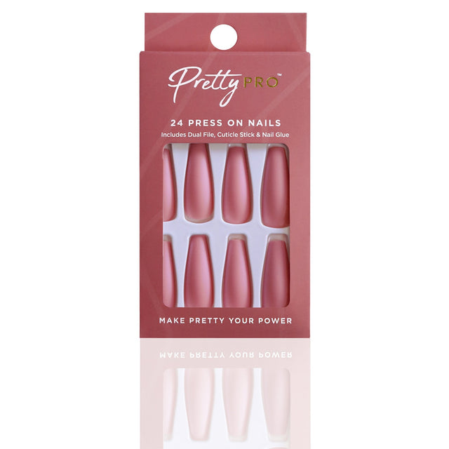 Reusable Press On False Nails - Peach To Their Own (24pcs)