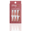 Reusable Press On False Nails - It's Been A Long Day (24pcs)