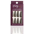 Reusable Press On False Nails - Judgement Grey (24pcs)