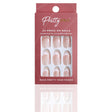 Reusable Press On False Nails - Hey Frenchie (24pcs)