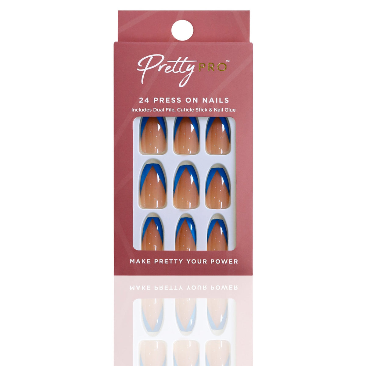 Reusable Press On False Nails - Sea You On The Tip Side (24pcs)
