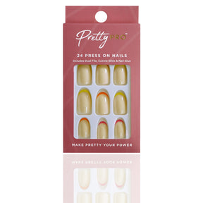 Reusable Press On False Nails - I See Your True Colours (24pcs)