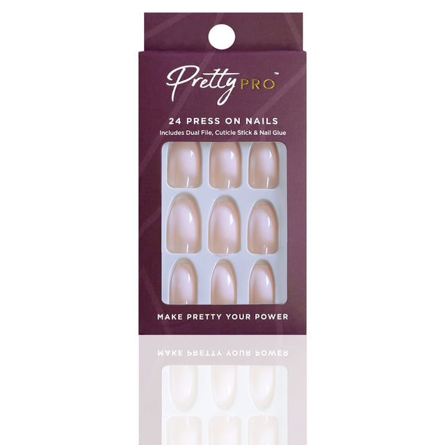 Reusable Press On False Nails - A Perfect Blend (24pcs)
