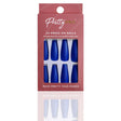 Reusable Press On False Nails - Blue Moon (24pcs)