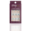 Reusable Press On False Nails - Blue Tip (24pcs)