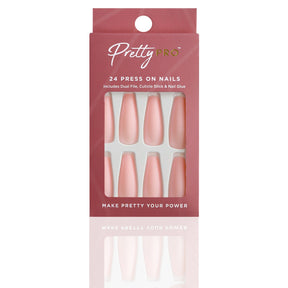 Reusable Press On False Nails - It's Sherbert Day (24pcs)