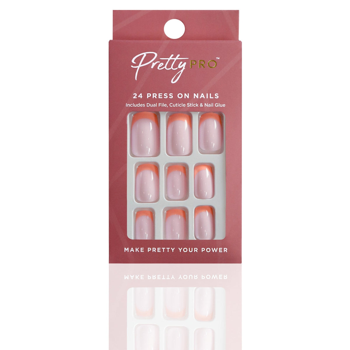 Reusable Press On False Nails - I'm On Top (24pcs)
