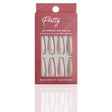Reusable Press On False Nails - Wanna Go For A Oatmeal? (24pcs)