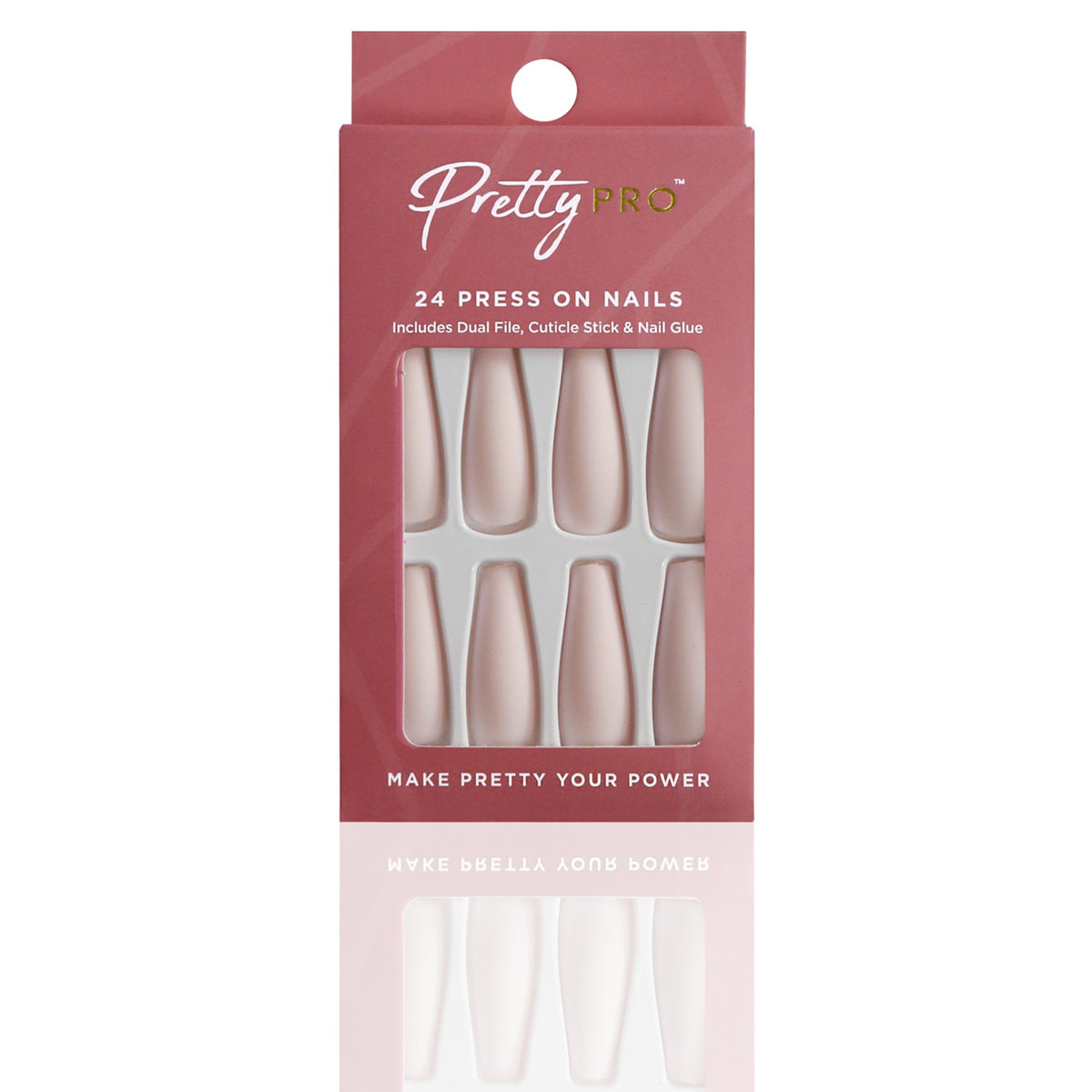 Reusable Press On False Nails - Wanna Go For A Oatmeal? (24pcs)
