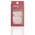 Reusable Press On False Nails - No Champagne, No Gain (24pcs)