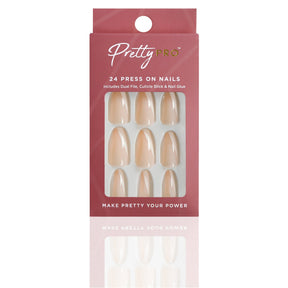 Reusable Press On False Nails - Don't Take Sides (24pcs)
