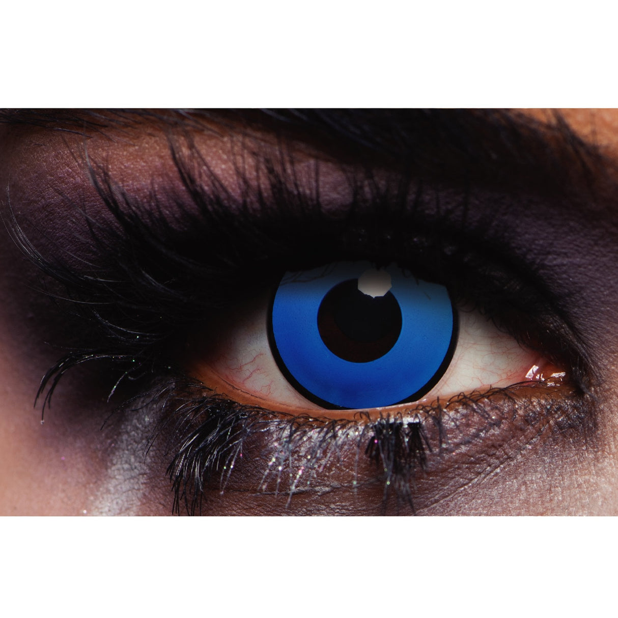 Billy Boy Blue UV Halloween Contact Lenses - 1 Month