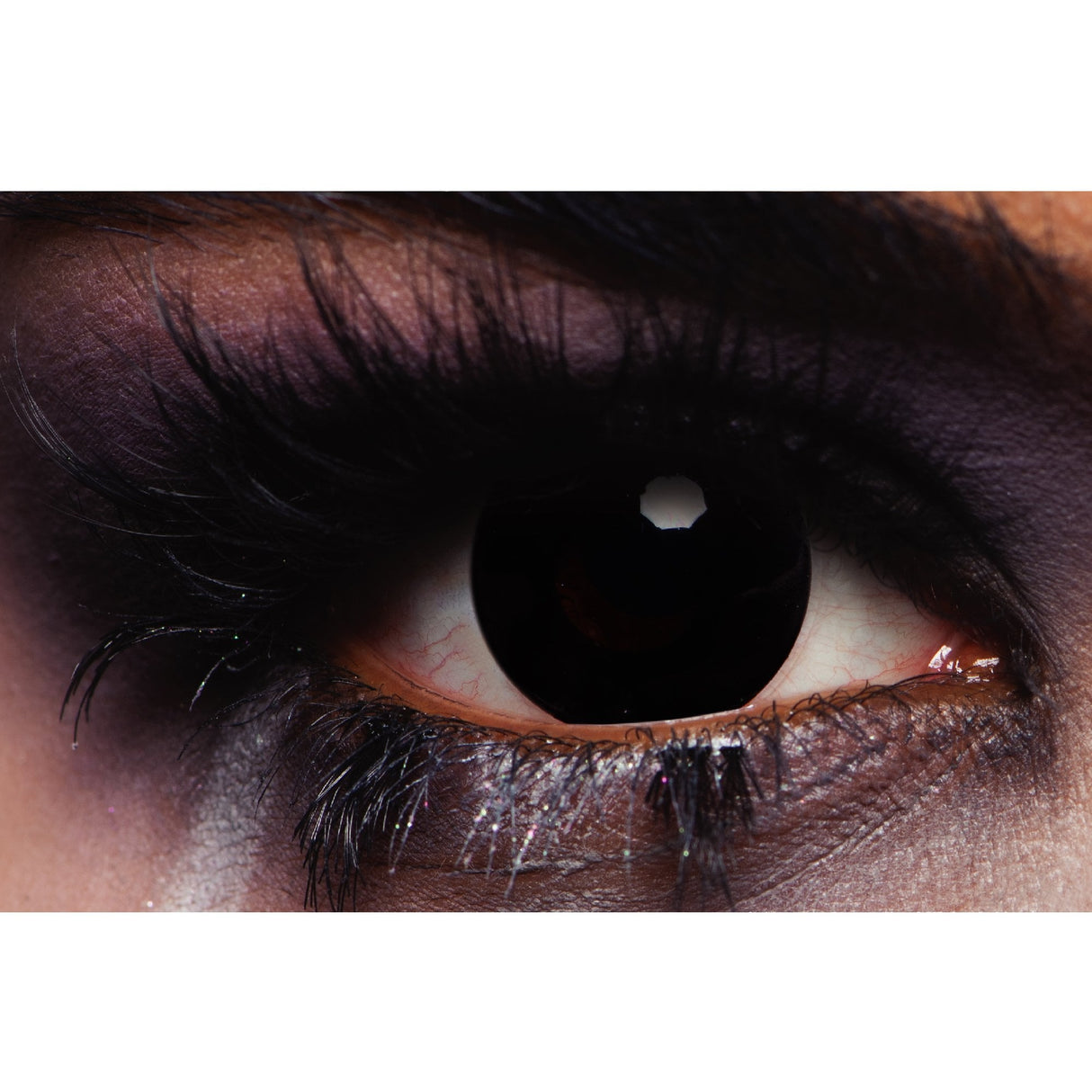 Blind Black Halloween Contact Lenses - 3 Month
